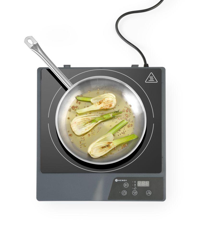 Plaque de cuisson à induction modèle 1800, HENDI, Kitchen Line, 230V/1800W, 315x345x(H)70mm