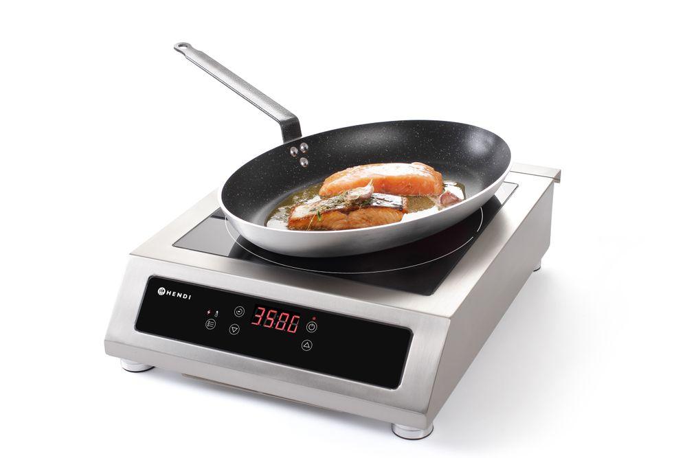 Plaque de cuisson à induction modèle 3500 D XL, HENDI, Profi Line, 230V/3500W, 390x500x(H)120mm