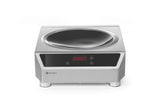 Wok à induction modèle 3500, HENDI, Profi Line, Plaque de cuisson à induction, 230V/3500W, 340x450x(H)120mm