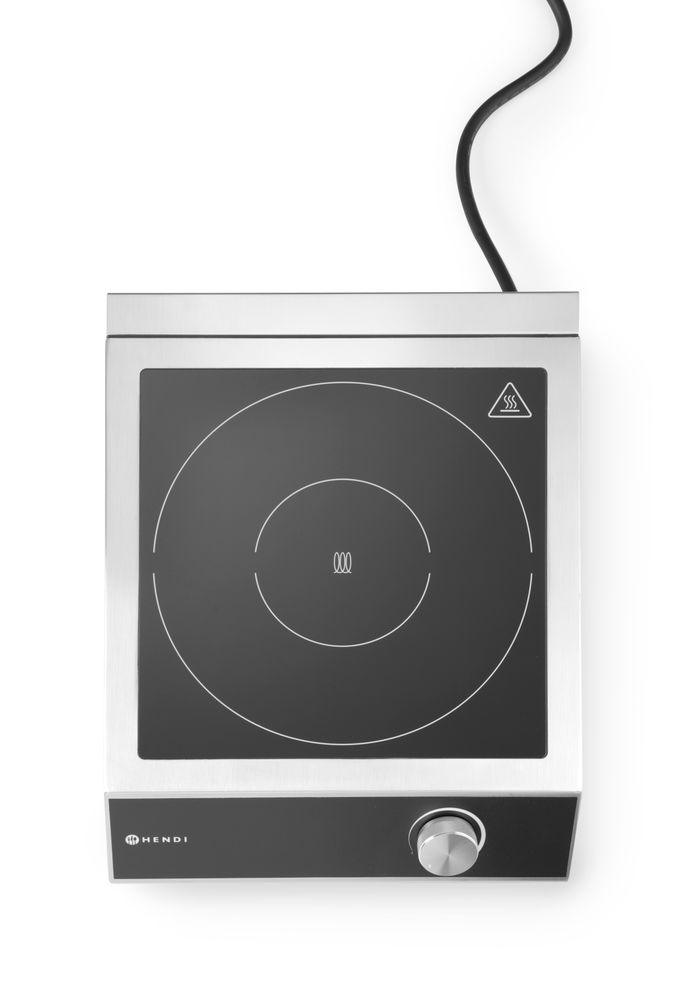 Plaque de cuisson à induction modèle 3500 M, HENDI, Profi Line, 230V/3500W, 327x425x(H)100mm