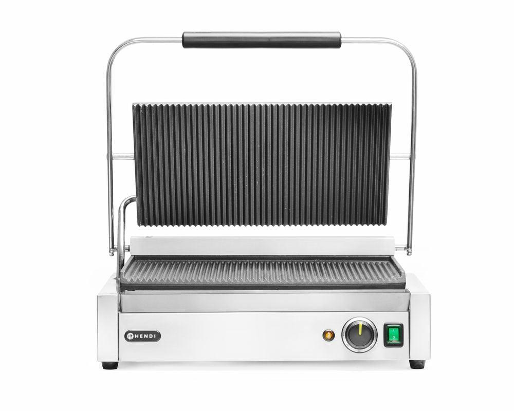Grill de contact Panini XL, HENDI, 230V/2700W, 548x415x(H)210mm