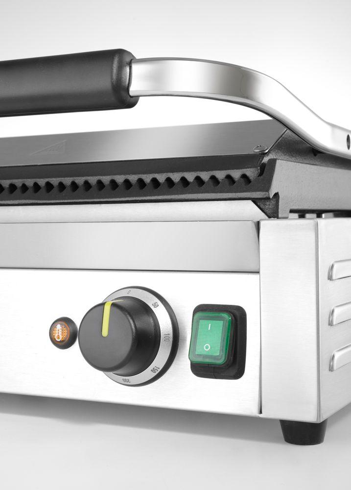 Grill de contact Panini XL, HENDI, 230V/2700W, 548x415x(H)210mm