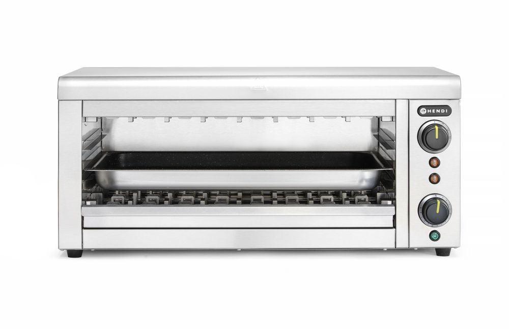 Salamandre avec éléments chauffants Quartz infrarouge, HENDI, 230V/3645W, 689x397x(H)318mm