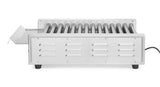 Grill roulant pour saucisses - deux zones, HENDI, 14 rouleaux, 230V/1480W, 520x591x(H)175mm
