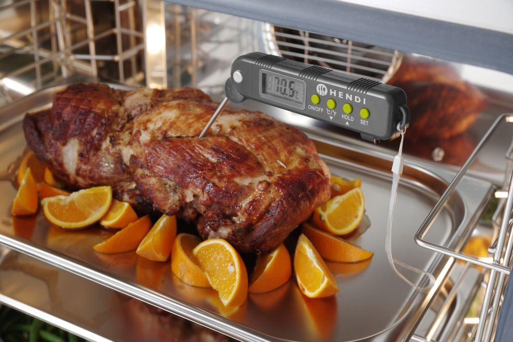 Thermomètre avec sonde repliable, HENDI, 160x40x(H)25mm