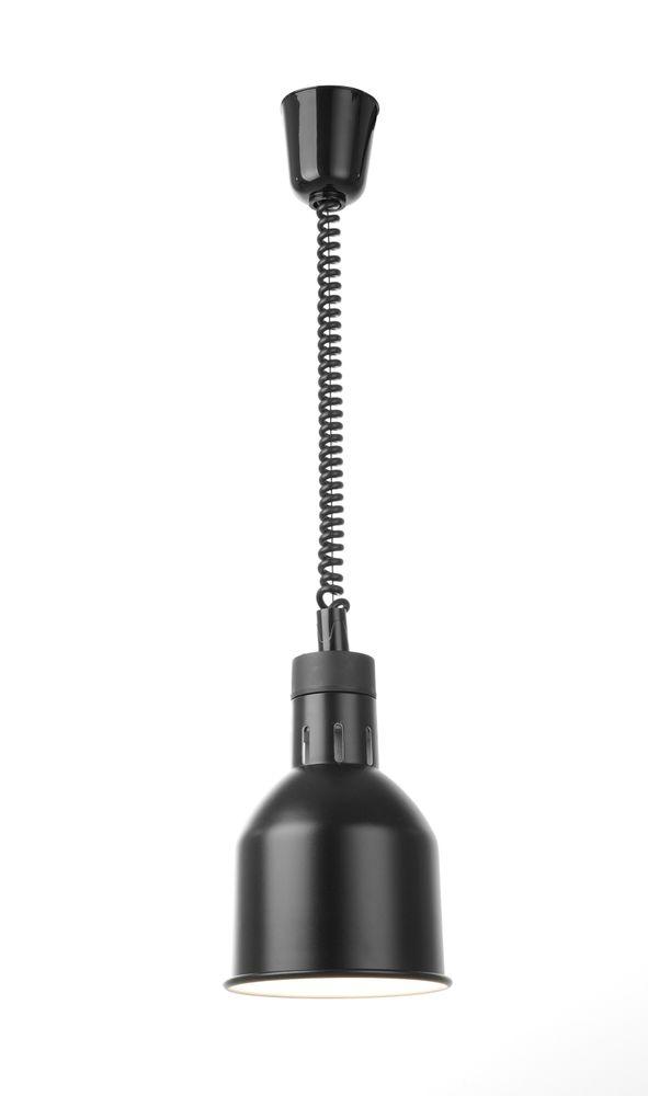 Lampe chauffante cylindrique réglable, HENDI, Noir, 230V/250W, ø175x(H)250mm
