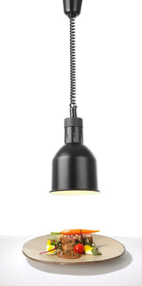Lampe chauffante cylindrique réglable, HENDI, Noir, 230V/250W, ø175x(H)250mm