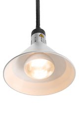 Lampe chauffante conique réglable, HENDI, Cuivre, 230V/250W, ø275x(H)250mm