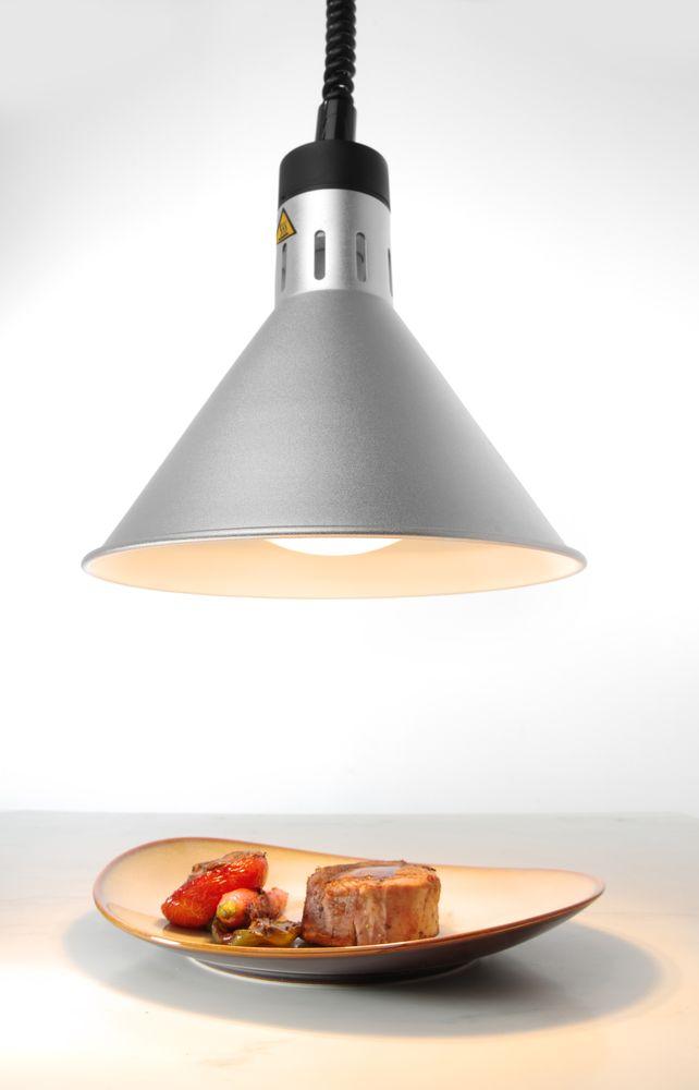 Lampe chauffante conique réglable, HENDI, Cuivre, 230V/250W, ø275x(H)250mm