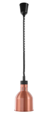 Lampe chauffante cylindrique réglable, HENDI, Cuivre, 230V/250W, ø175x(H)250mm
