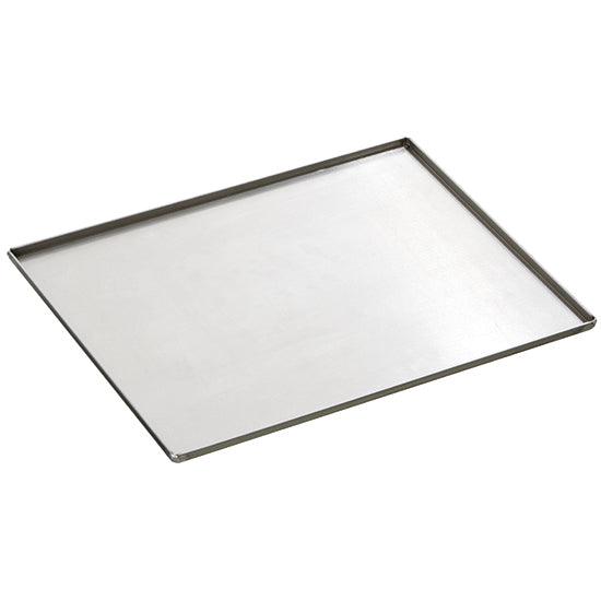 Plaque en aluminium non couché, GN 1/1 - 4 côtés 90°
