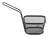 Paniers à frites miniatures empilables noir, HENDI, 130x115x(H)80mm