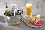 Plateau fastfood en polypropylène, ovale, HENDI, Noir, 265x195x(H)15mm