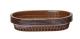 Paniers de service style fast-food, HENDI, Brun, 6 u., 275x175x(H)38mm