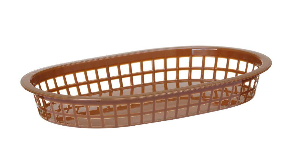 Paniers de service style fast-food, HENDI, Rouge, 6 u., 275x175x(H)38mm