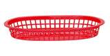 Paniers de service style fast-food, HENDI, Rouge, 6 u., 275x175x(H)38mm