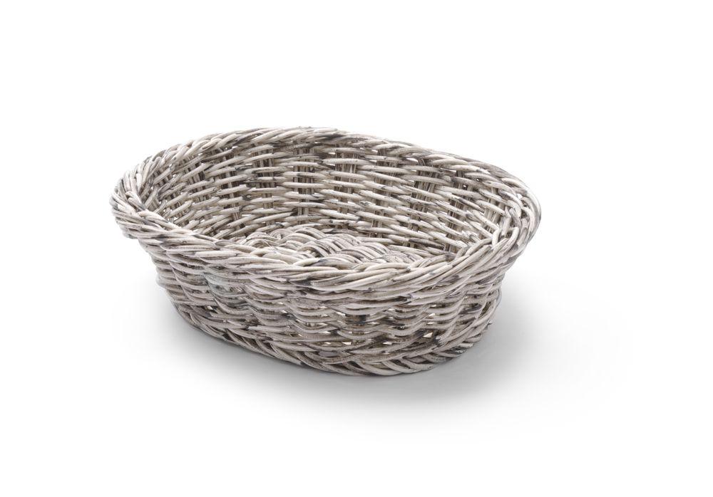 Corbeille à pain ovale, HENDI, Gris, 250x190x(H)65mm