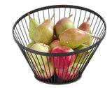 Panier à fruits oblique noir, HENDI, ø280x(H)130mm