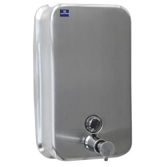 distributeur de savon en acier inox