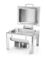 Chafing dish GN 1/2 finition satiné, HENDI, Profi Line, 4L, 365x370x(H)280mm