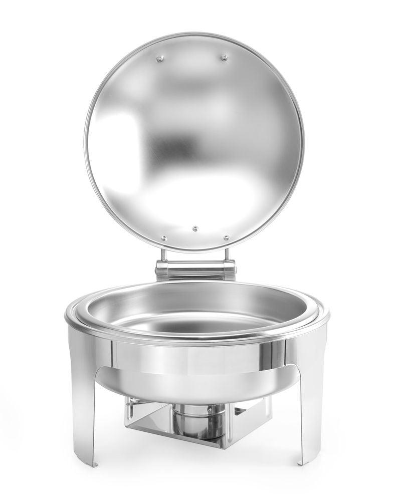Chafing dish rond finition satiné, HENDI, Profi Line, 6L, 465x420x(H)320mm