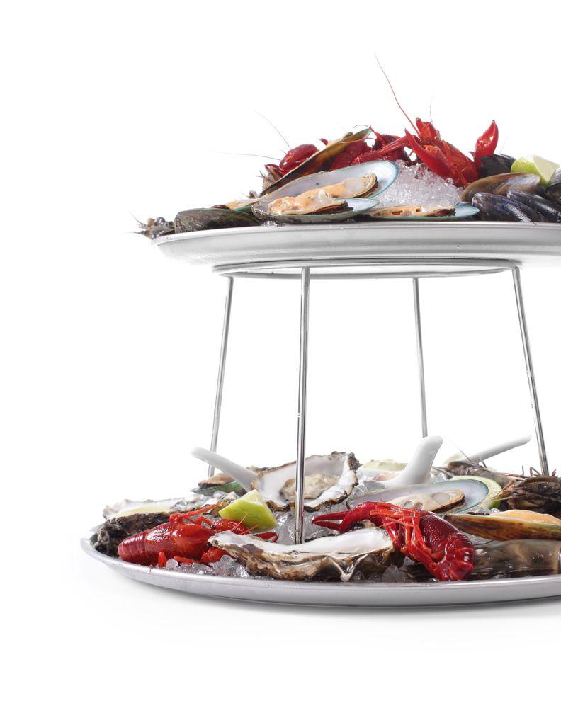 Support plateau de fruits de mer, HENDI, ø400x(H)200mm