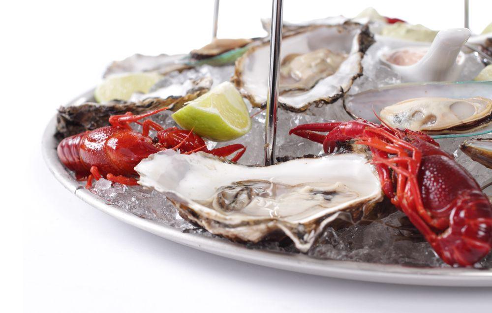 Support plateau de fruits de mer, HENDI, ø400x(H)200mm