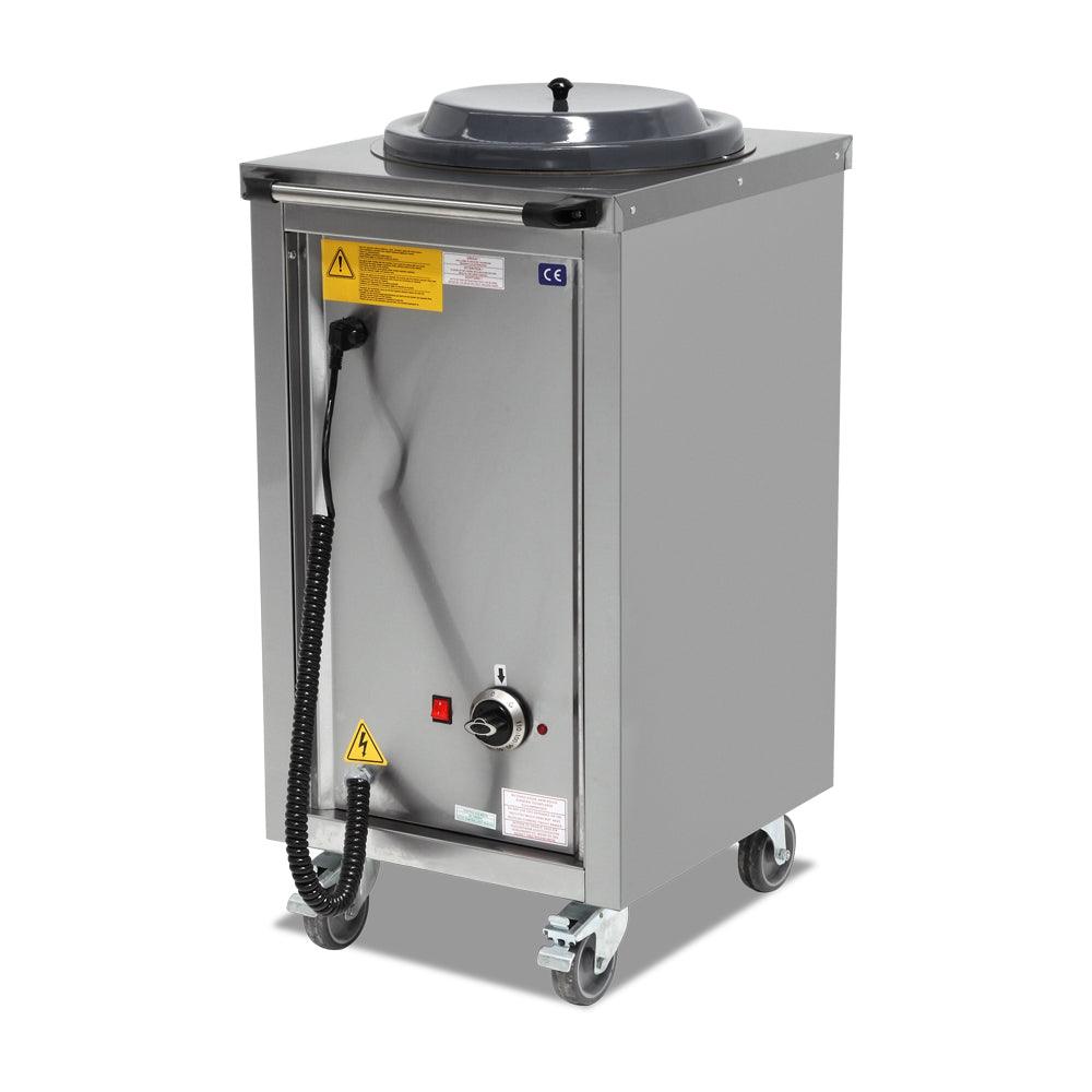 Chariot à distributeur d'assiettes chauffé pour 50 assiettes Ø240-320 mm