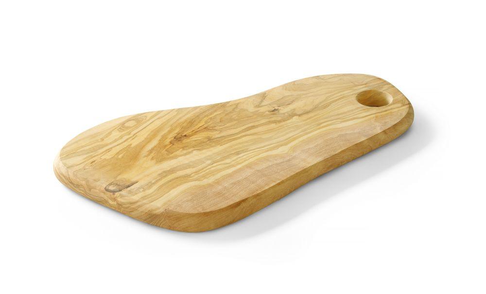 Plateau à fromage avec trou en bois d'olivier, HENDI, 250x165x(H)18mm
