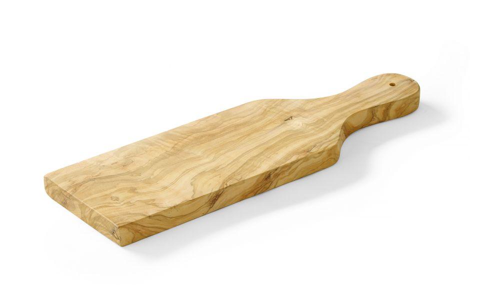 Plateau à fromage en bois d'olivier, HENDI, 400x140x(H)18mm