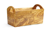 Boîte à pain en bois d'olivier, HENDI, 245x198x(H)194mm