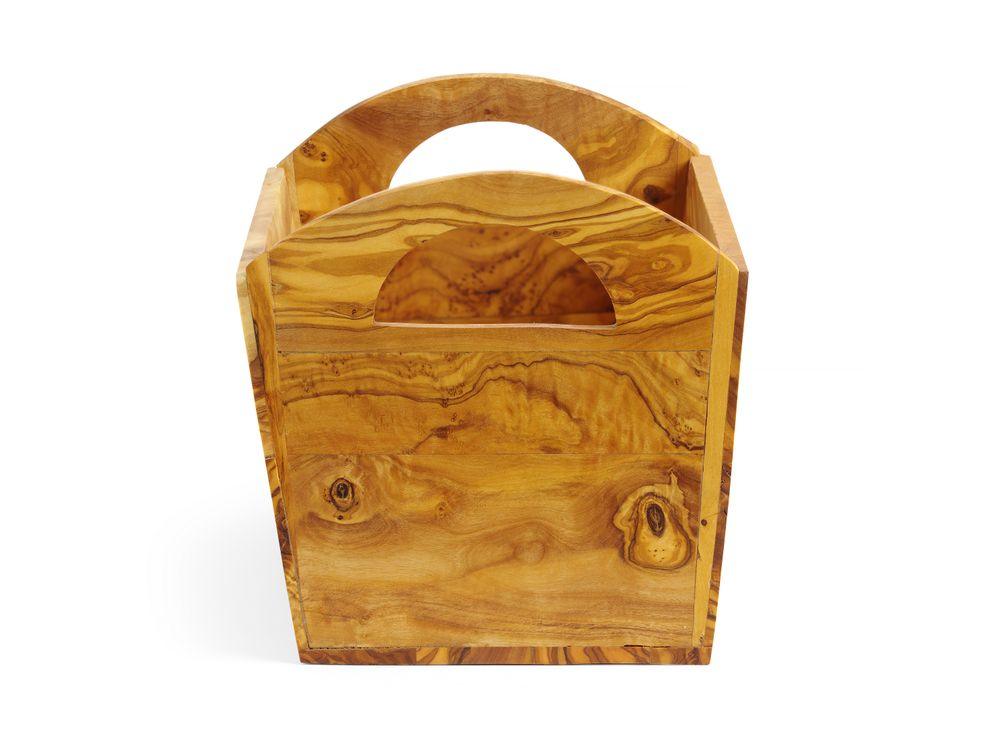 Boîte à pain en bois d'olivier, HENDI, 245x198x(H)194mm