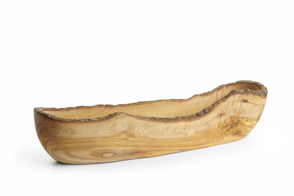Bol oblong en bois d’olivier, HENDI, 400x90x(H)80mm