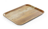 Plateau de service en mélamine avec imprimé bois, HENDI, Bois, 330x430mm