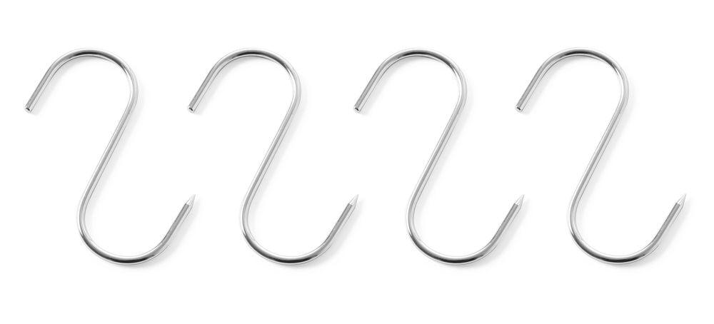Crochets de boucherie - set de 4, HENDI, 4 u., 130x5mm
