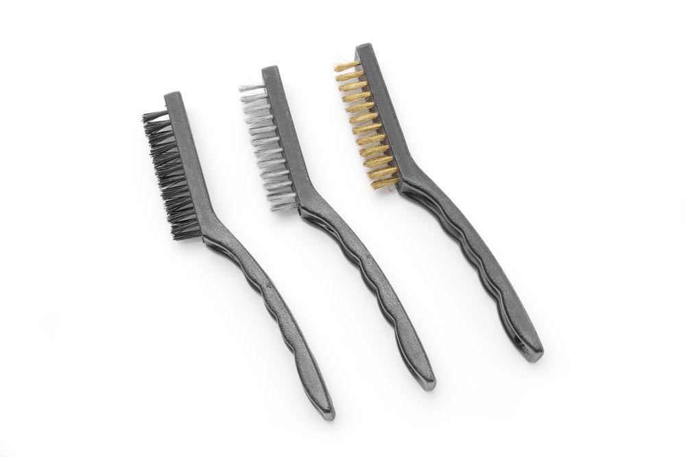 Set de brosses métalliques étroites - 3 pièces, HENDI, 3 u., (L)230mm
