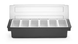 Boîte à ingrédients - 6 bacs, Bar up, 480x150x(H)100mm