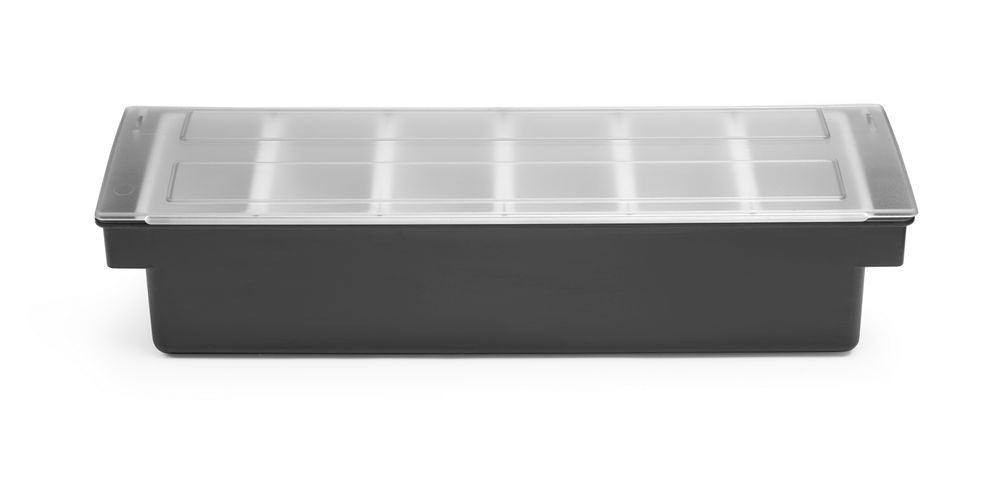 Boîte à ingrédients - 6 bacs, Bar up, 480x150x(H)100mm