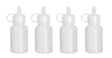 Mini flacon distributeur - set de 4 pièces, HENDI, 0,05L, Transparent, ø35x(H)100mm