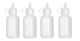 Mini flacon distributeur - set de 4 pièces, HENDI, 0,05L, Transparent, ø35x(H)100mm