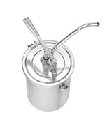 Distributeur de sauce en acier inoxydable avec pompe, HENDI, 4,5L, xx(H)420mm