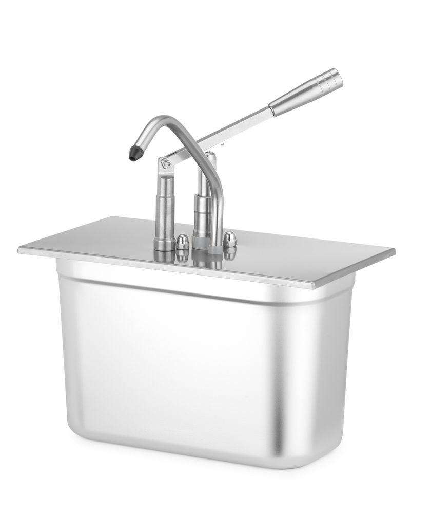 Couvercle avec distributeur pour bacs GN, HENDI, GN 1/3, 330x180mm