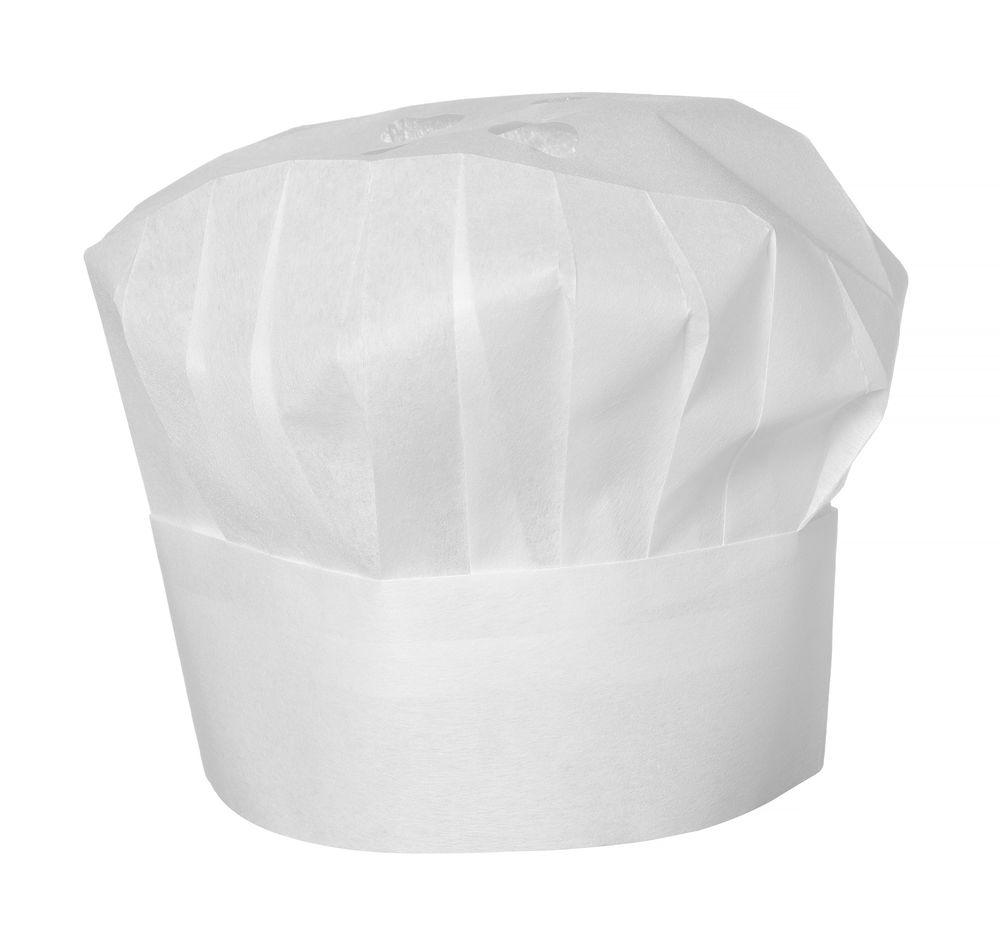 Toque chef - 10 unités, HENDI, Blanc, 10 u., ø600x(H)230mm