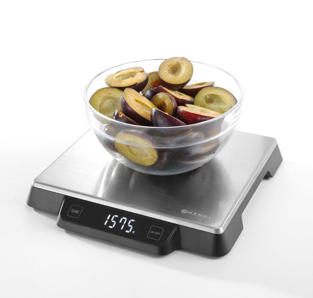 Balance de cuisine 15 kg, HENDI, 266x269x(H)34mm