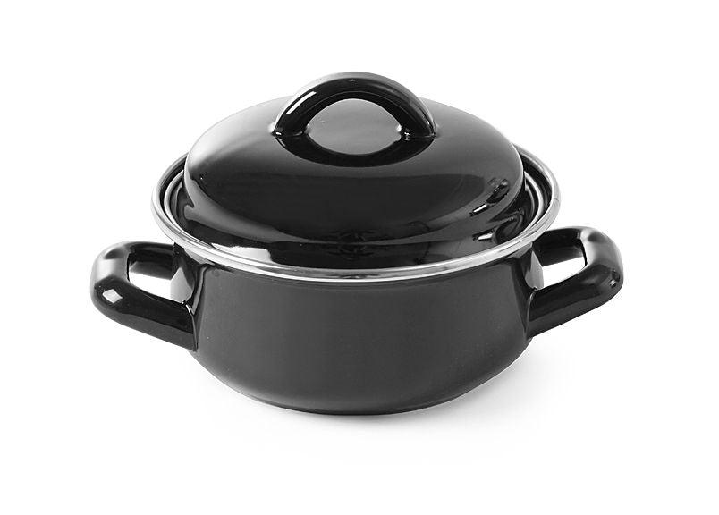 Marmite à soupe ou à sauce - avec couvercle, HENDI, bleu, 0,5L, Bleu, ø115x(H)95mm