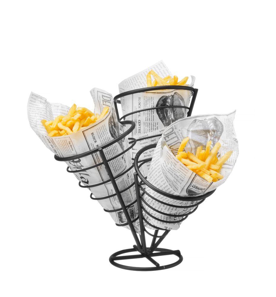 Support pour cornet de frites, HENDI, 270x270x(H)280mm