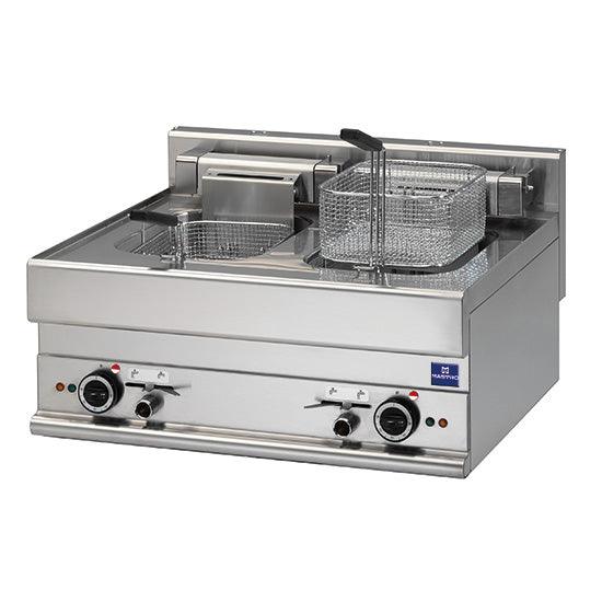 friteuse électrique 10+10 litres de table, 18 kW