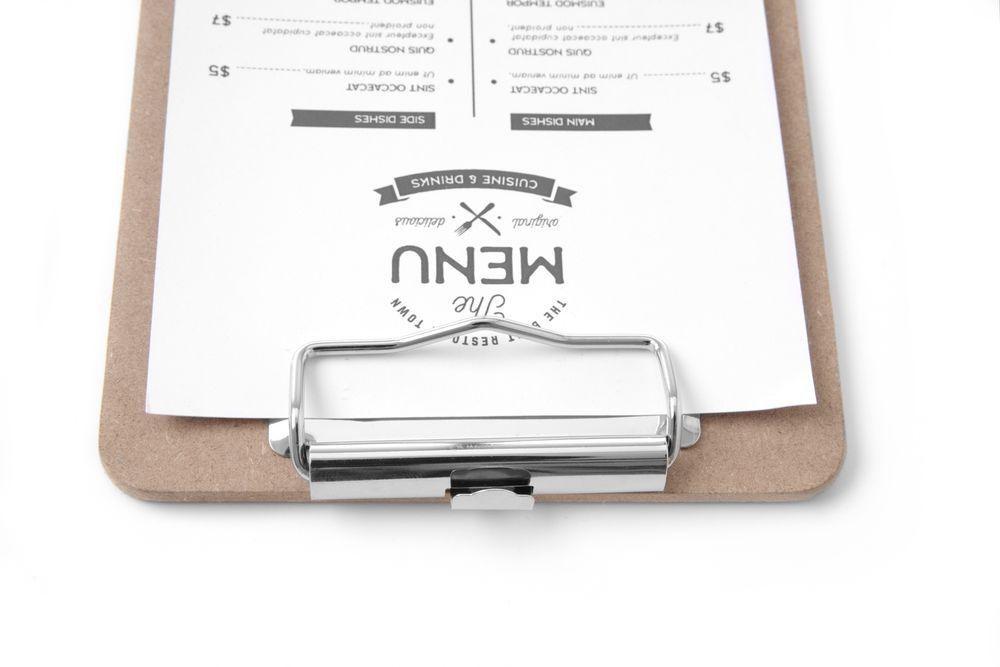 Protège-menu clipboard, HENDI, 185x245mm