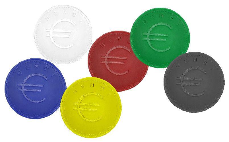 Jetons - 100 pièces, Bar up, Jaune, 100 u., ø25mm
