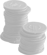Jetons - 100 pièces, Bar up, Jaune, 100 u., ø25mm
